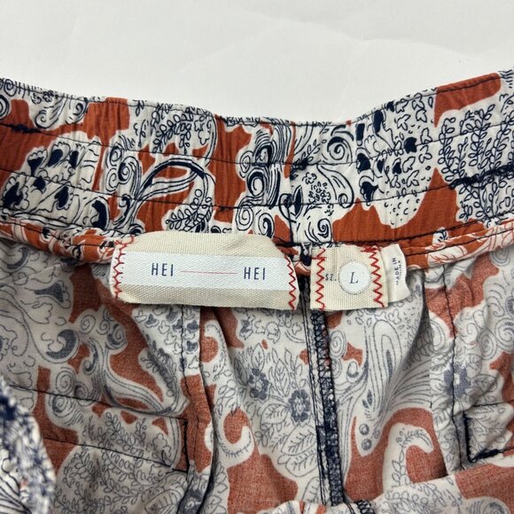 Hei Hei Printed Wide Leg Summer Weight Wide Leg Pant L - Picture 4 of 7